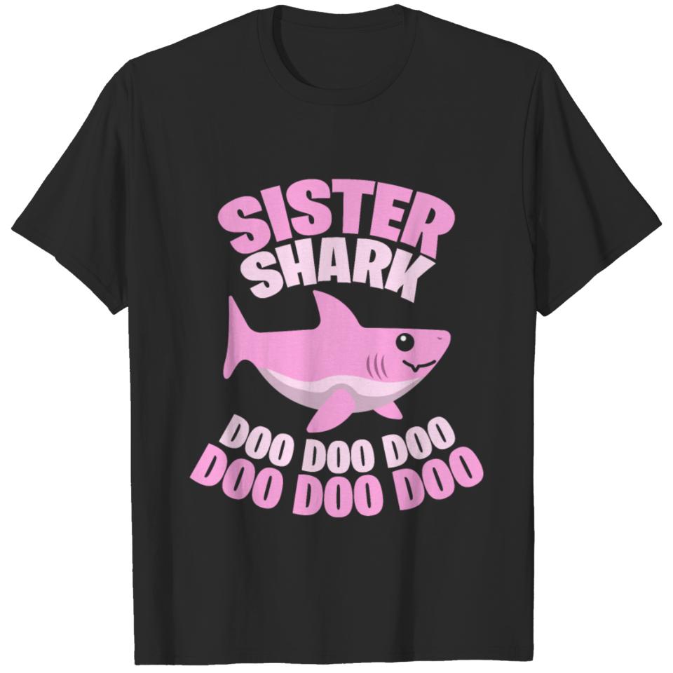 Sister Hai Brother Shark Doo Gift T-shirt