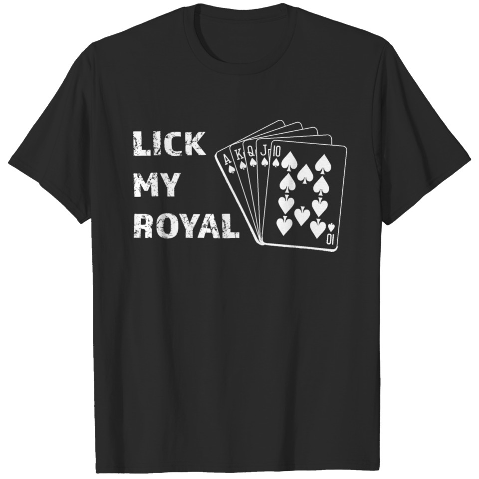 Royal Flush Poker T-shirt