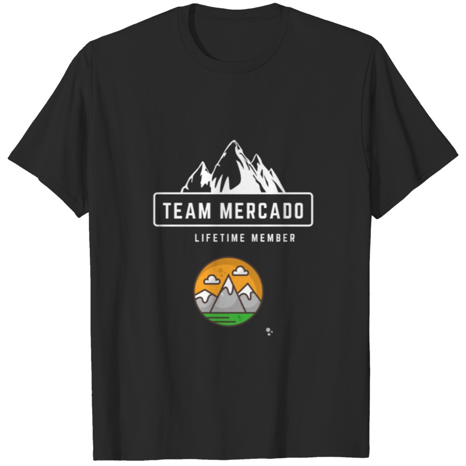 Mountain Illustration Family Reunion Group T-shirt