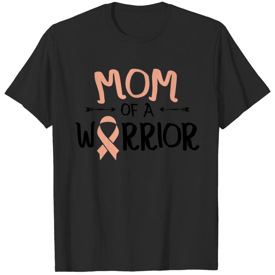 Mom Of A Warrior Cancer Defeated Chemotherapy Tumo T-shirt