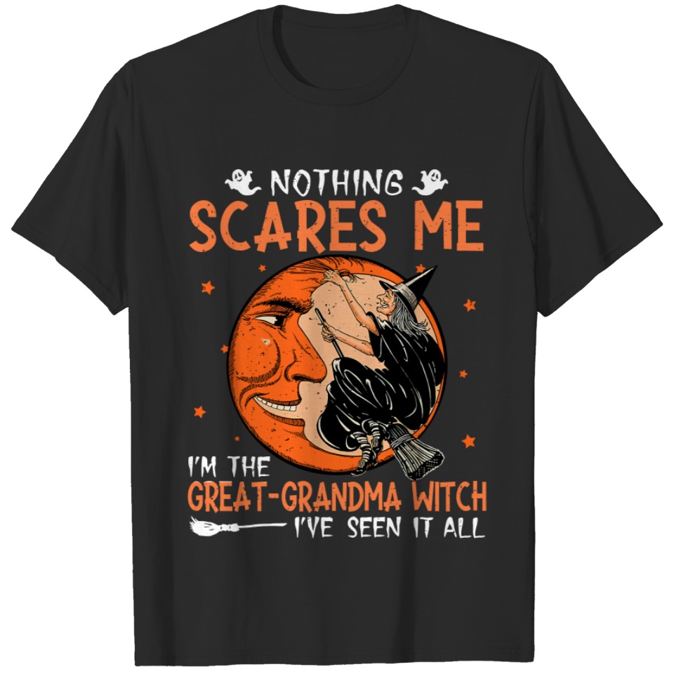 Funny Halloween Sayings Great-Grandma Witch Halloween T-Shirt