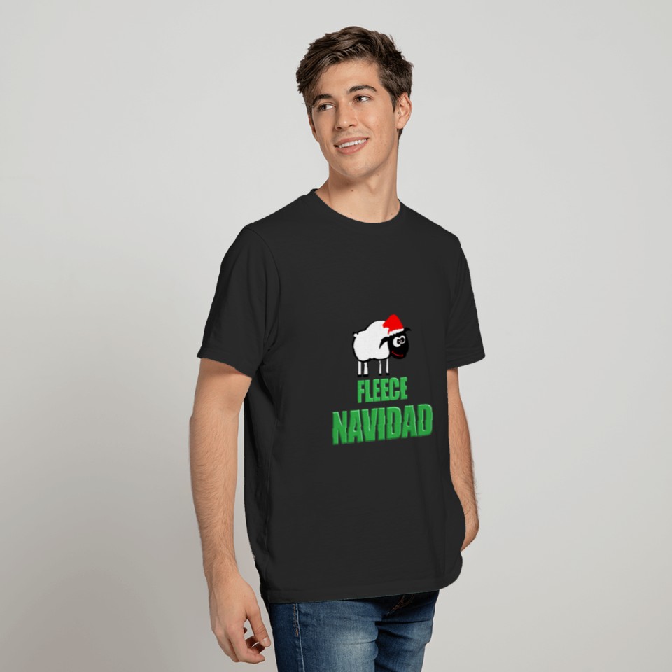 Merry Christmas Fleece navidad - funny sheep T-shirt