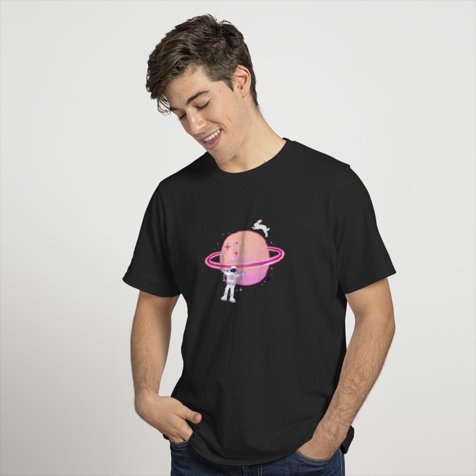 Cute Astro Rabbit Universe T-shirt