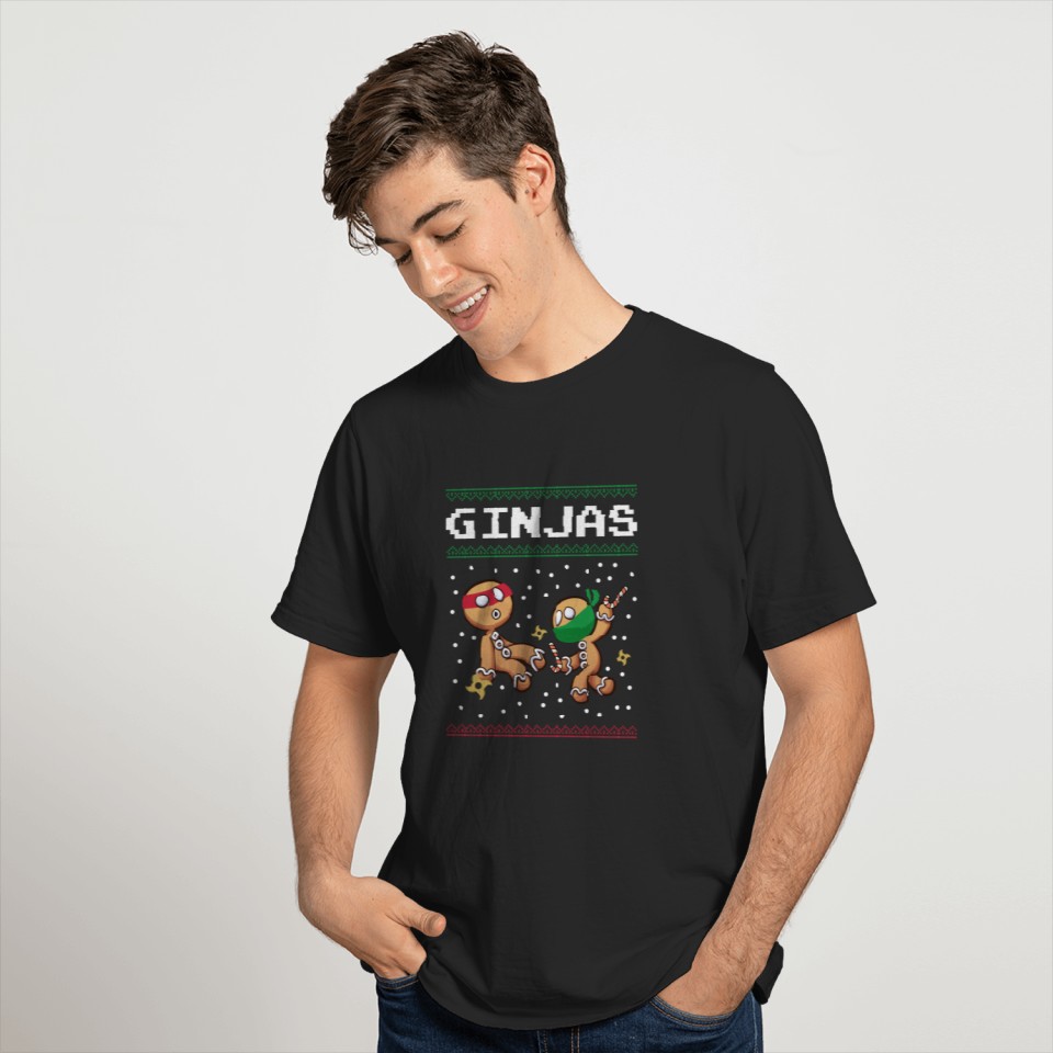 Christmas Design for Ninja Lovers T-shirt