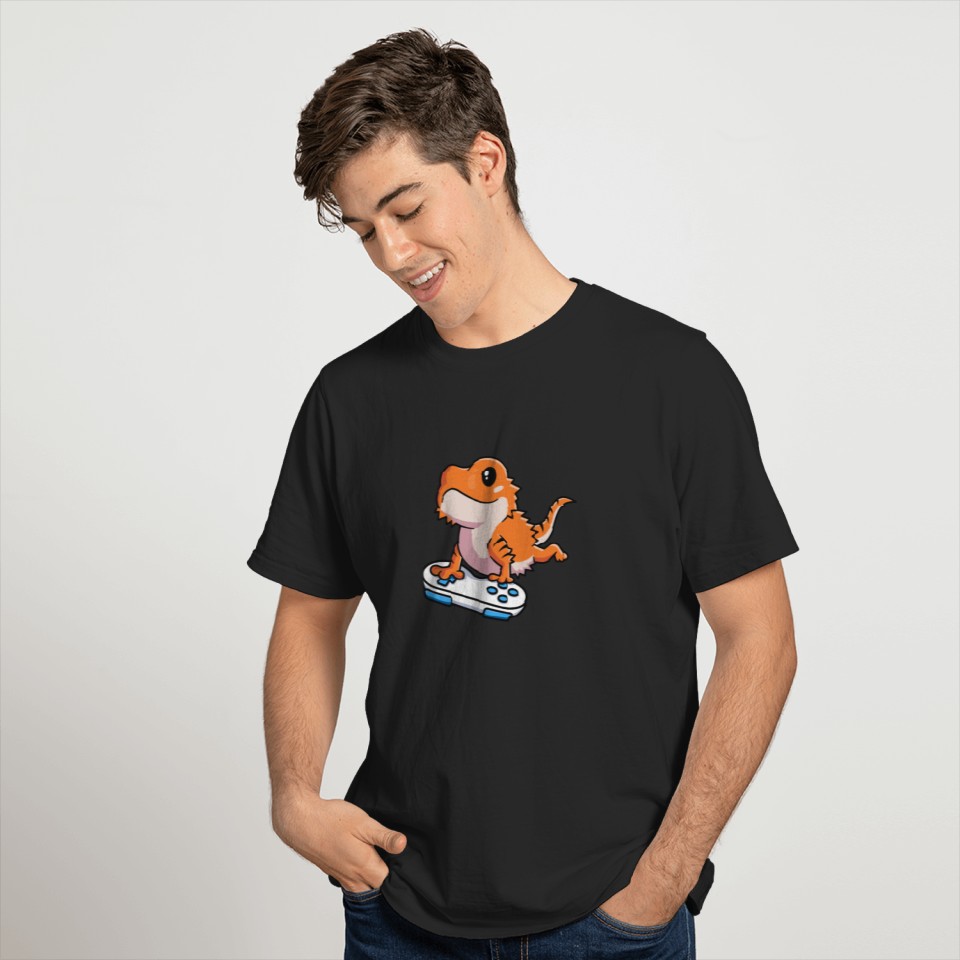 Bearded Dragon Shirts For Kids Boys Games Reptile T-shirt