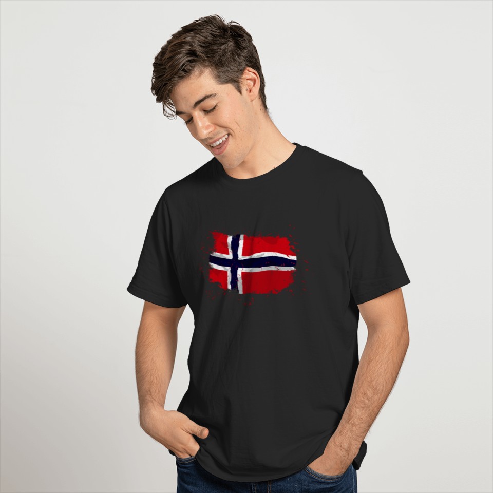 Norway flag - Vintage look T-shirt
