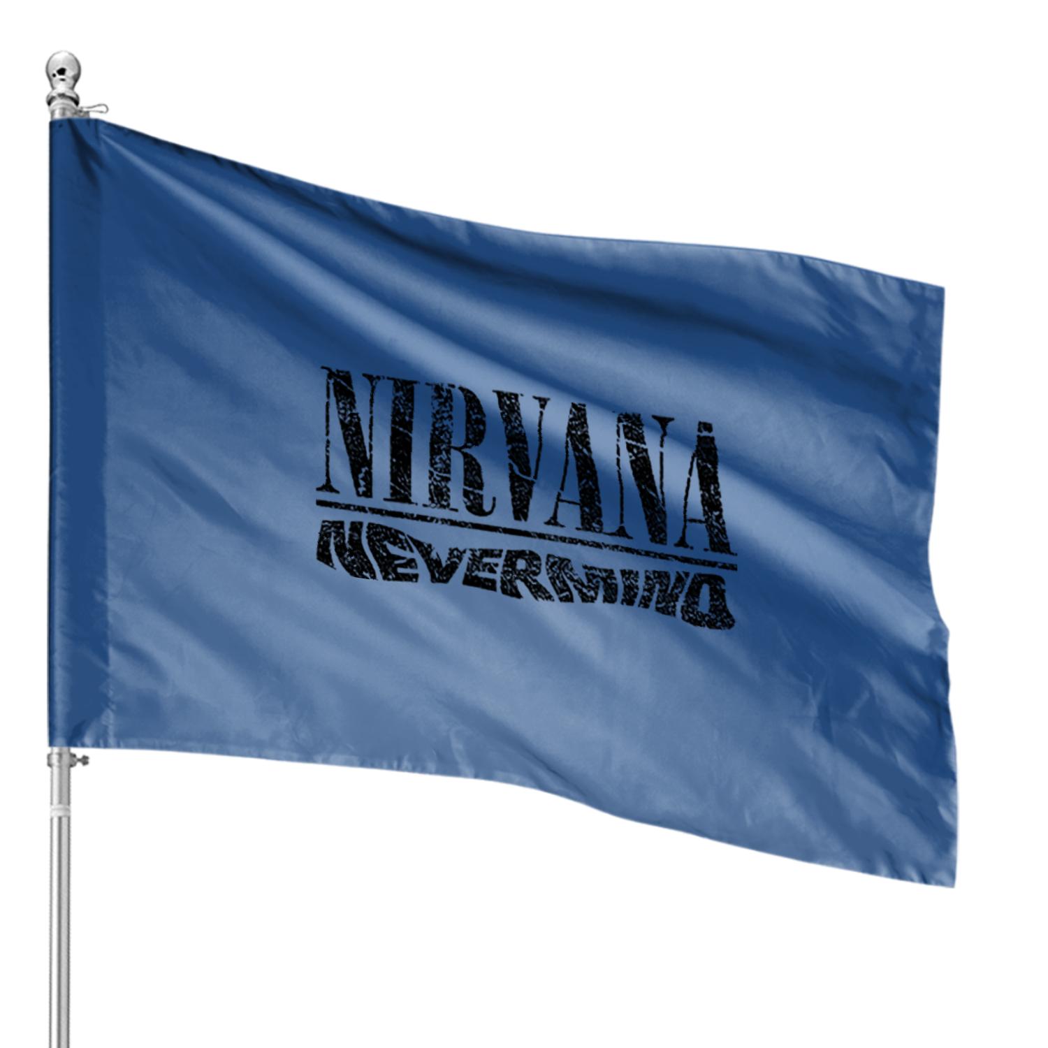 Nirvana Nevermind Music Rock Band House Flags