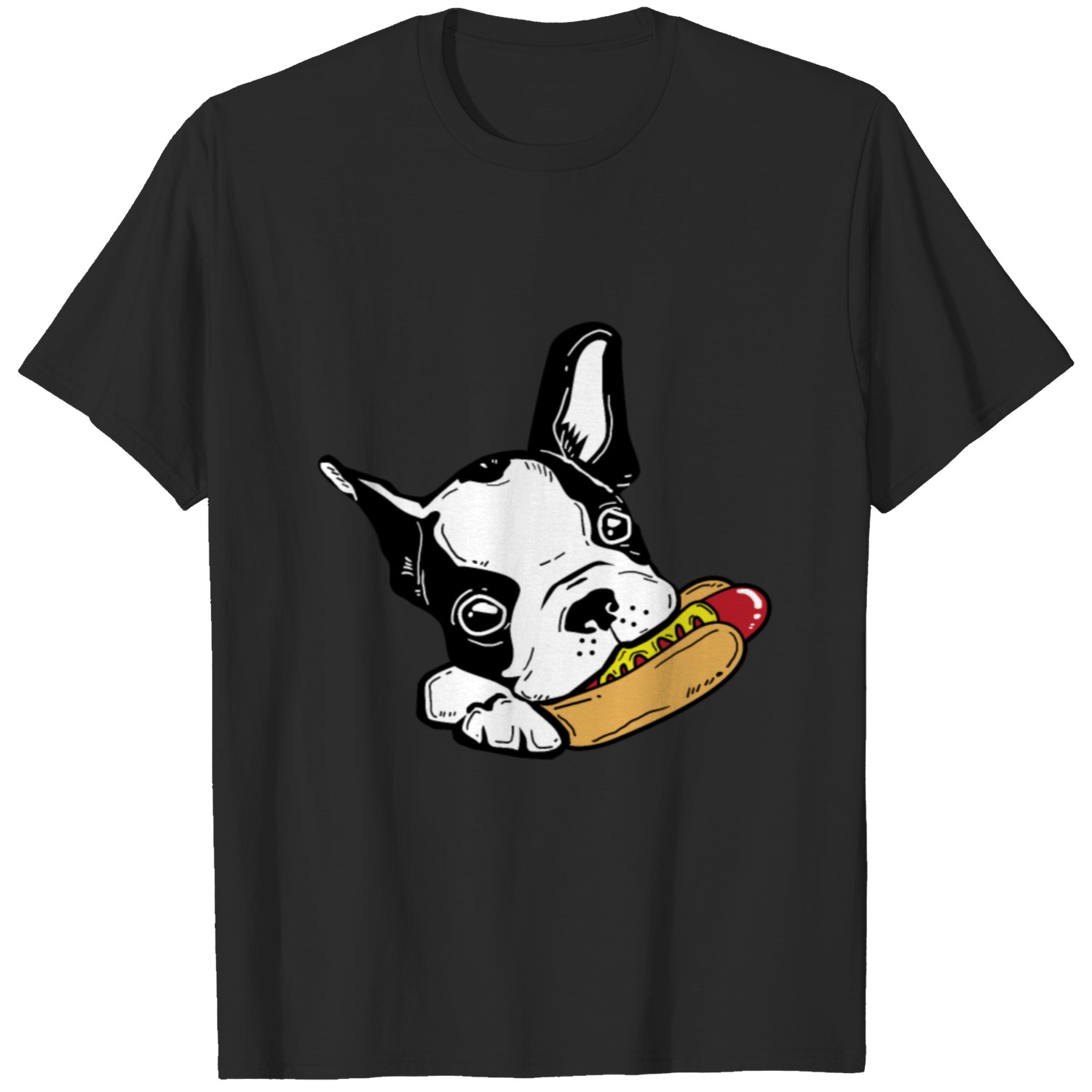 French Bulldog Hot Dog T-shirt