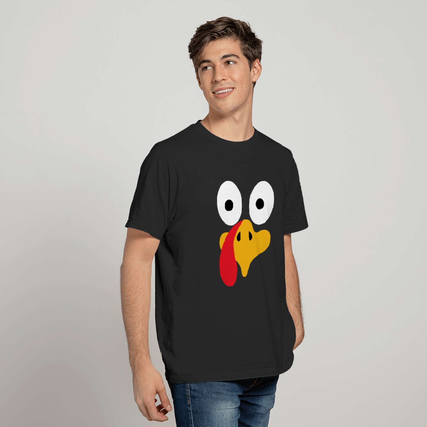 Turkey Fall Thanksgiving Family Cosplay Matching T Shirt
