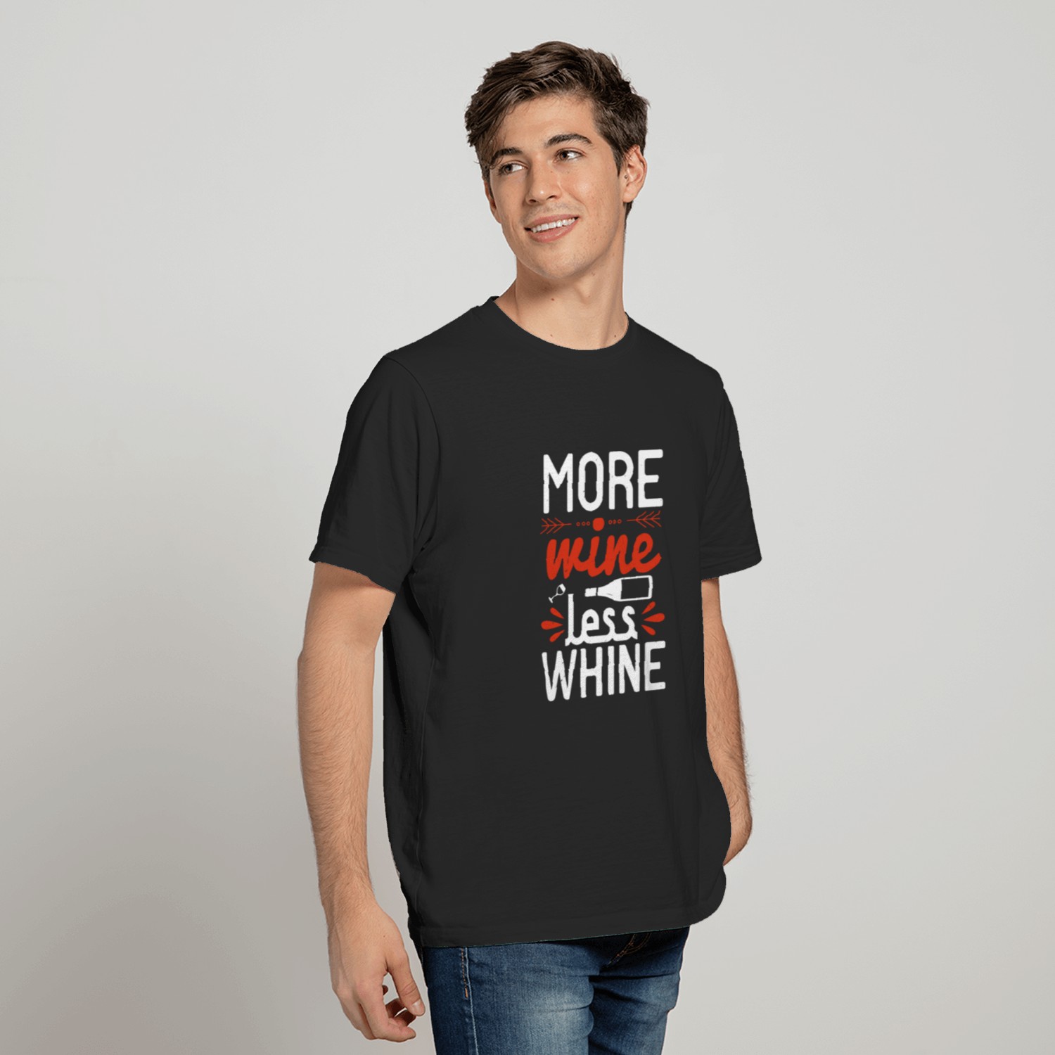 More Wine Less Whine T-shirt
