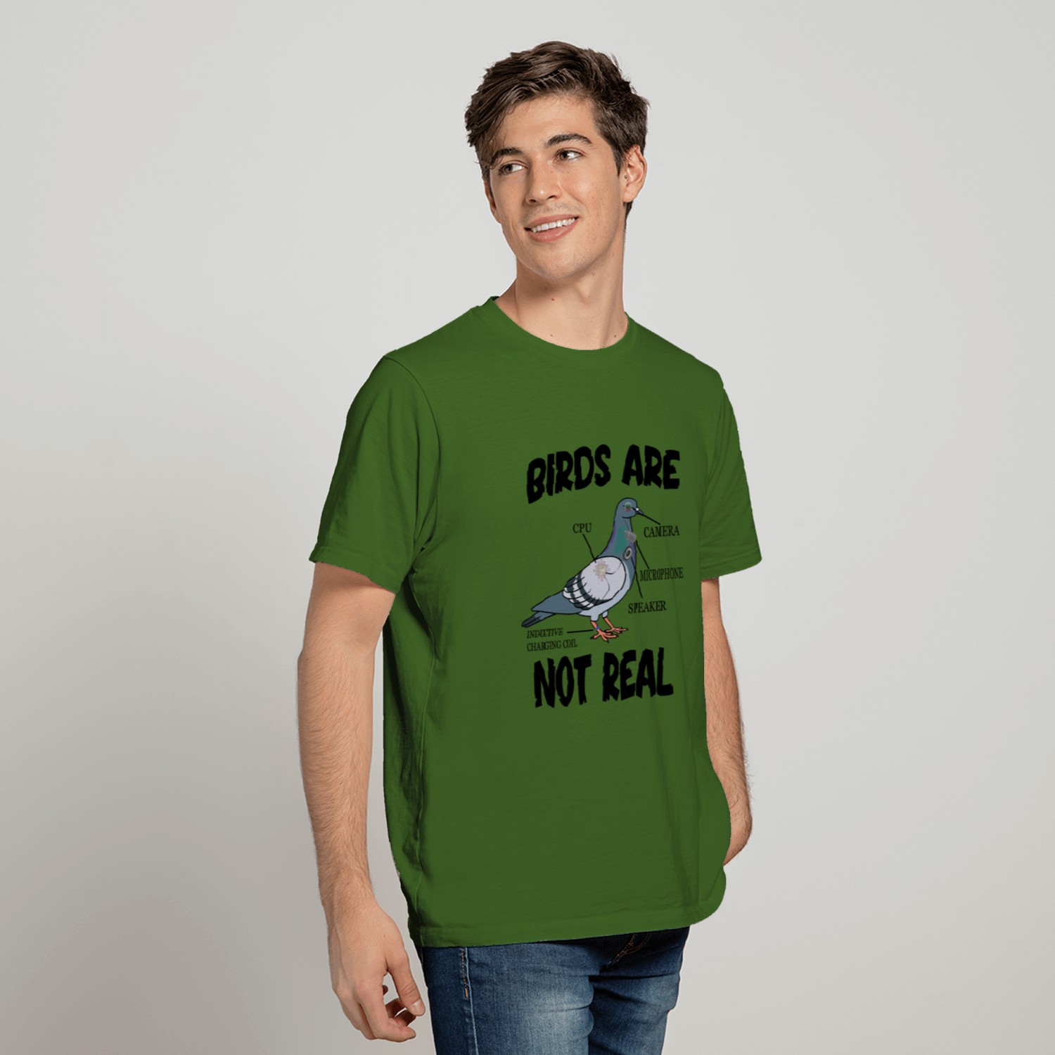 Birds Are Not Real Bird Spies Conspiracy Theory Birds T-Shirt