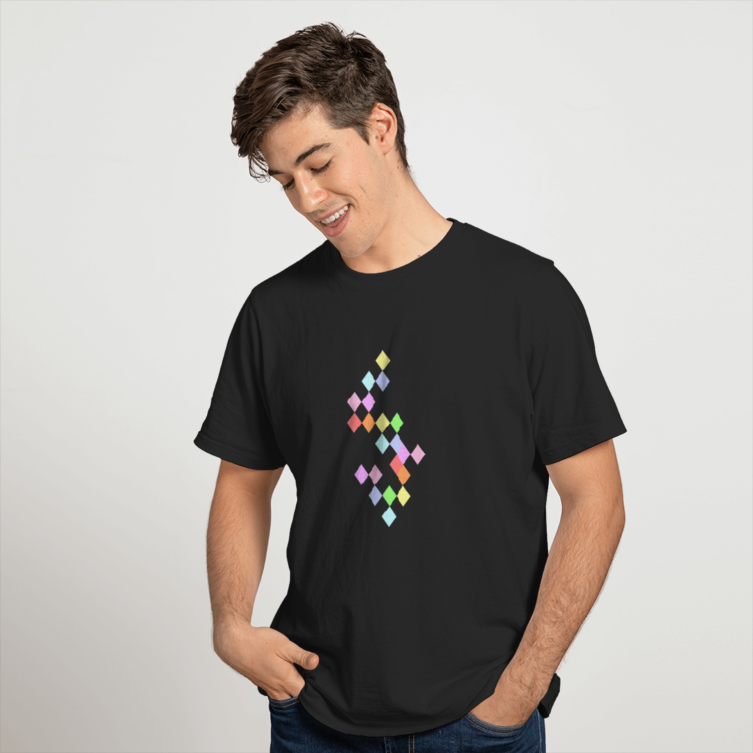 Pastel Tessellating Rainbow T-shirt