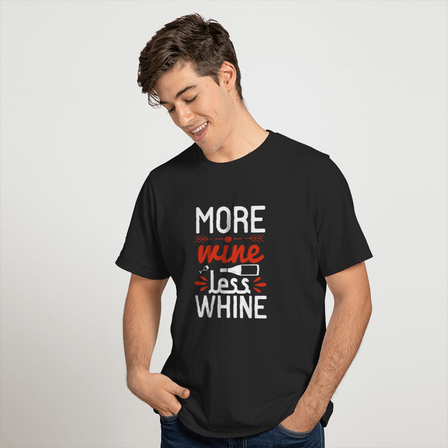 More Wine Less Whine T-shirt